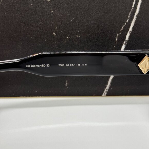 NEW CD DIAMONDO S3I 2000 DIOR SQUARE HAVANA EYEGLASSES DIOR - Picture 8 of 10